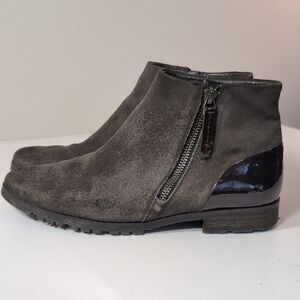 Paul Green Charcoal Ankle Boots Size US 6.5 AUS 5